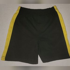 Batman Black w yellow stripe shorts soft and comfortable elastic 24 M